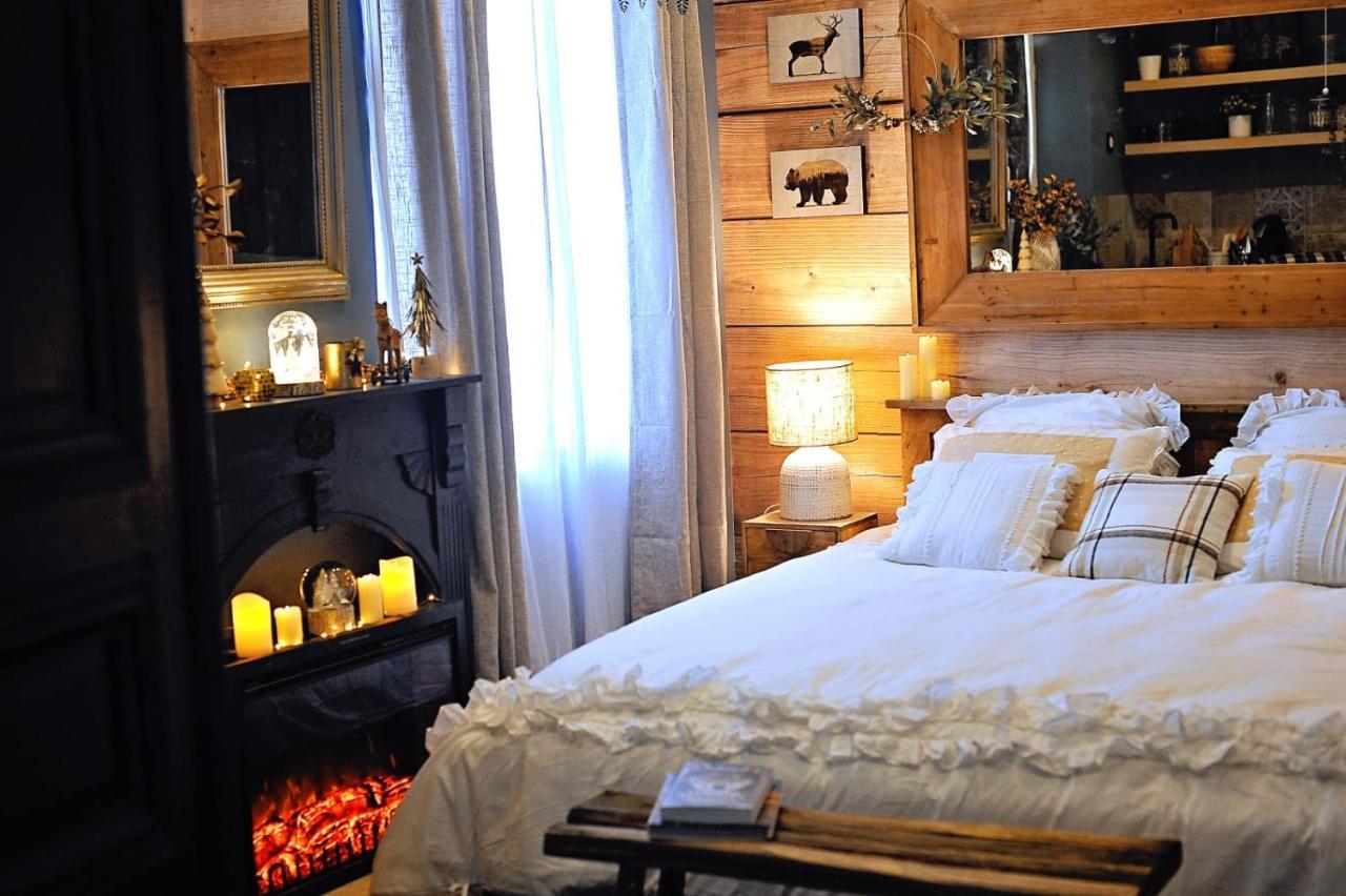 Le Chalet Romantique En Montagne, Spa, Ecran Cinema, Lit King Size, Day Use, 5Min Centre Evreux Exterior photo